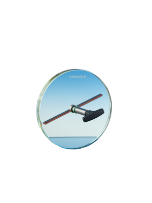 Sticle tehnice rotunde cu orificiu central